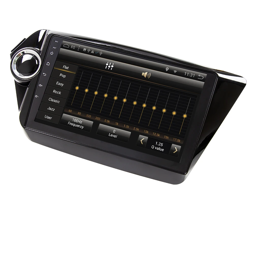 Eunavi 2 din 9 &quotandroid 7 1 автомобильный dvd плеер gps навигации для Kia k2 RIO 2010 2011 2012 2013 2014 2015 2017