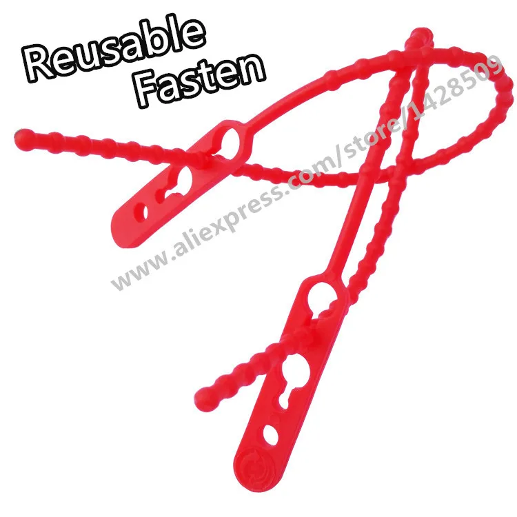 Самоблокирующиеся пластиковые нейлоновые кабельные стяжки 240 мм многоразовый