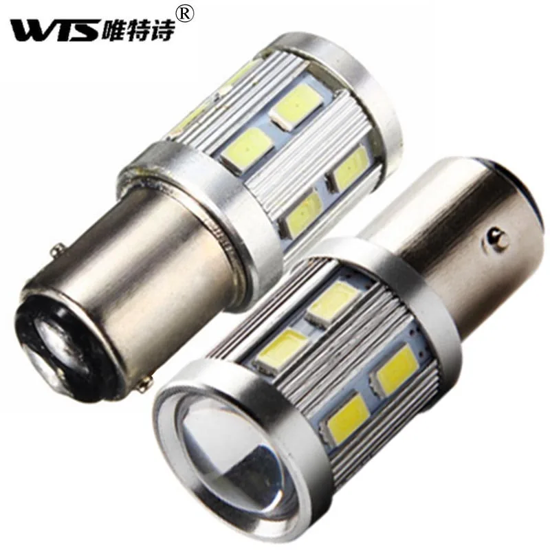 Оптовая продажа 50 шт. Высокая мощность 1157 BA 15D P21/5 Вт 12SMD 5630 1cree светодиодный