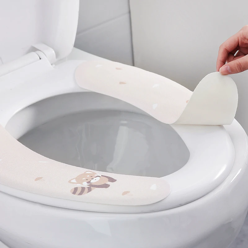 3 for general toilet seat pad cushion summer waterproof sit ring paste type posts | Дом и сад