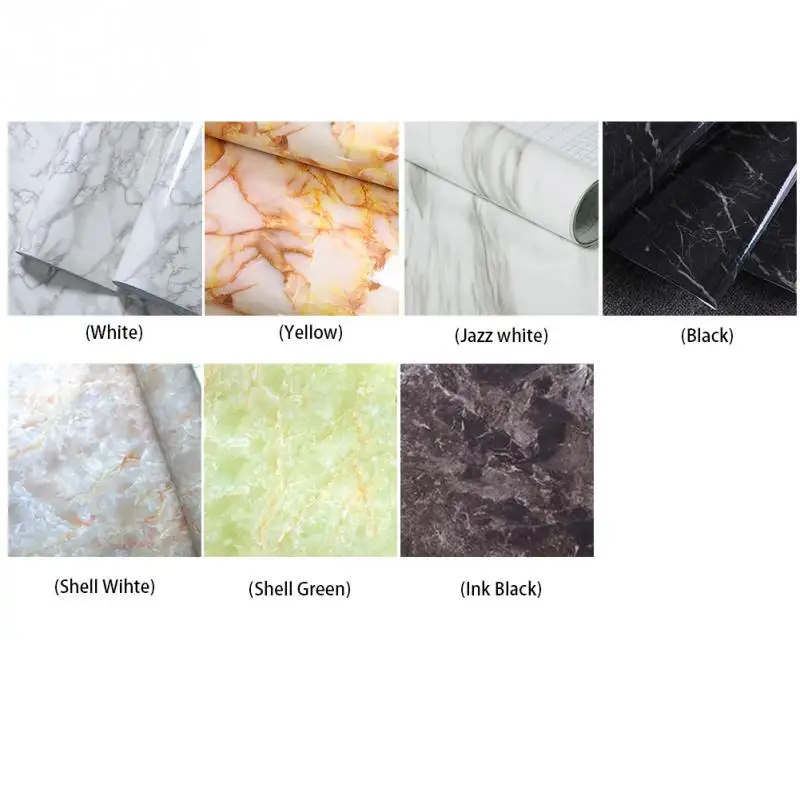60X50cm Self Adhesive Wallpaper Granite Marble Effect Contact Waterproof Thick PVC Wallpaper Peel Stick Rolling Paper Wholesale