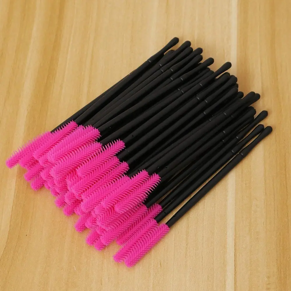

5 colors 50PCS/set Applicator Spoolers Makeup Brush Tool Cosmetic Eyelash Extension Disposable Mascara Wand drop shipping