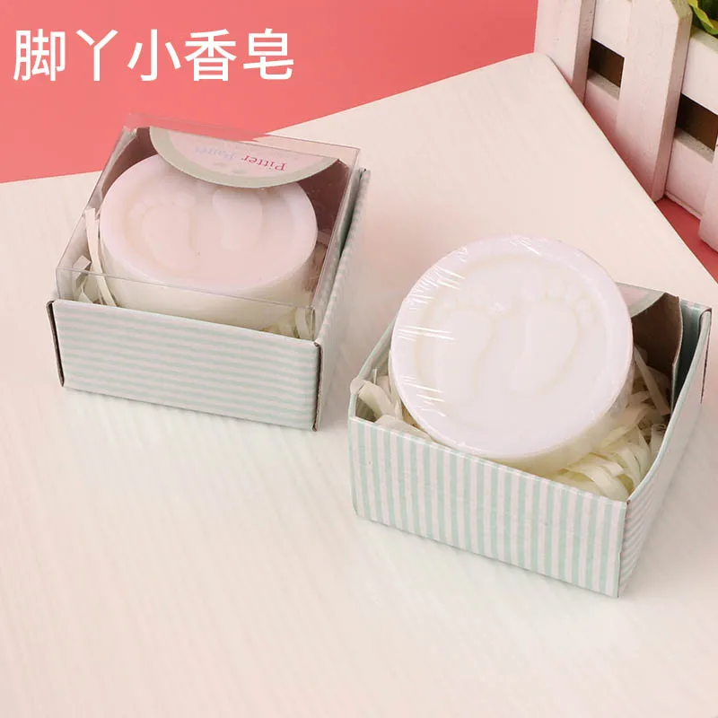 20 шт./лот мини мыло для детского душа на свадьбу с подарочной упаковкой детское