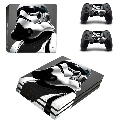 YSP4P-0190 Звездные войны PS4 Pro наклейка для кожи виниловая наклейка для консоли Playstation 4 и 2 контроллеров PS4 Pro наклейка для кожи - Цвет: YSP4P-0190