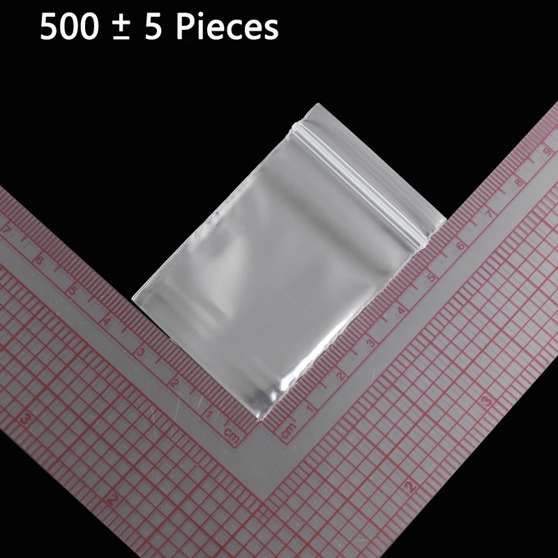 

4*6cm pouches plastic bags jewelry packaging for ring earring bead etc transparent small bags 500 pieces/lot