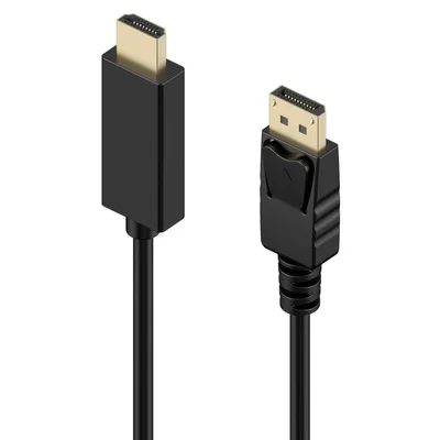 DP конвертер кабель папа 1080P Displayport к HDMI 1 8 м аудио видео адаптер для HDTV проектора