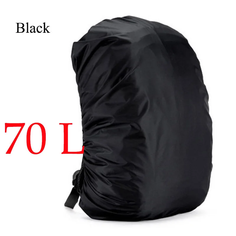 Водонепроницаемая сумка рюкзак дождевик 35-80L mochila походная Дорожная Спортивная сумка Чехлы для альпинизма водонепроницаемая сумка - Цвет: Black 70L