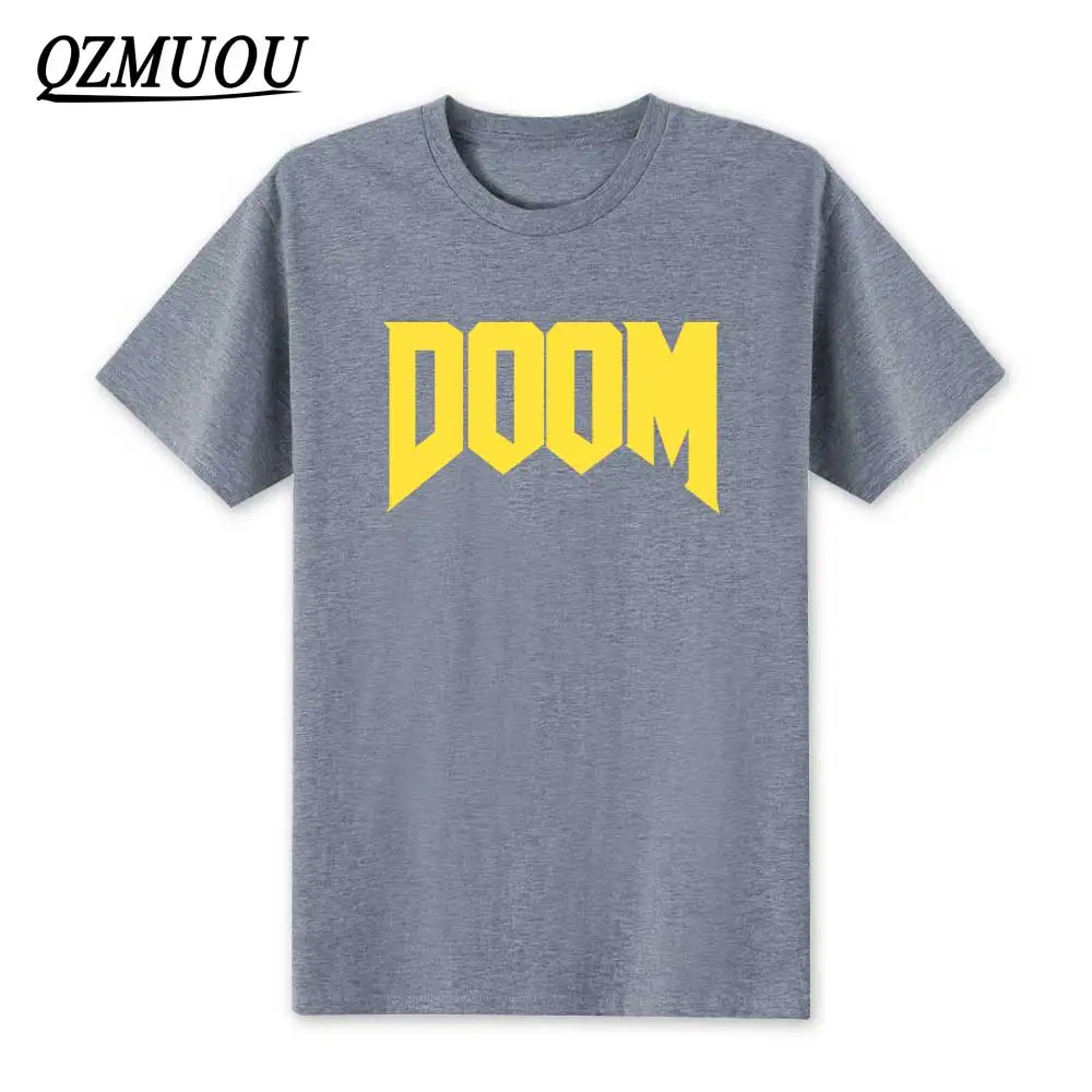 Новая модная футболка Doom All Time Great Video Game Unoffical in Mens футболка с круглым вырезом хлопковая футболка высокого качества размер XS-XXL - Цвет: Gray4