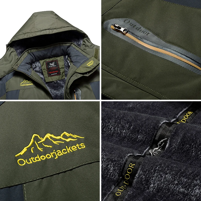 Refire Gear зимние уличные спортивные толстые флисовые теплые куртки Мужские дышащие