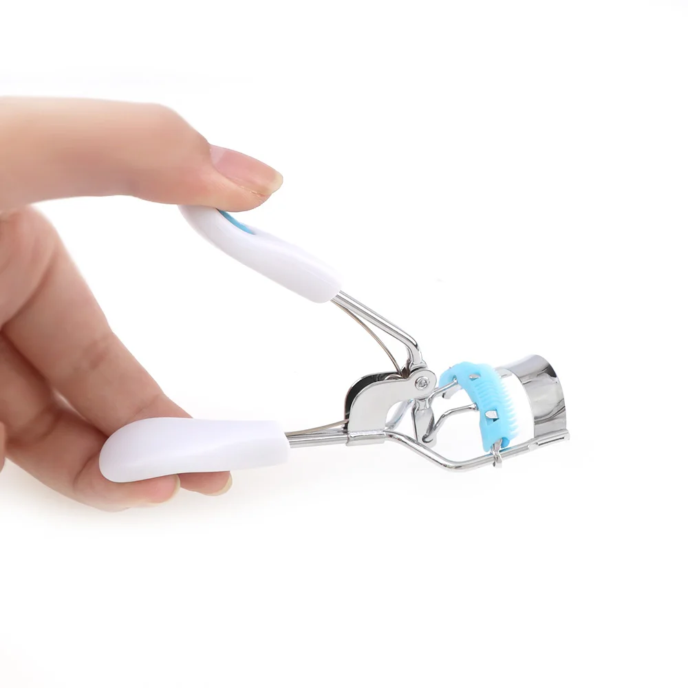 1Pc Pink/Blue/Black Cosmetic Eyelash Curler With Comb Tweezers Curling Clip Eye Beauty Tool | Красота и здоровье