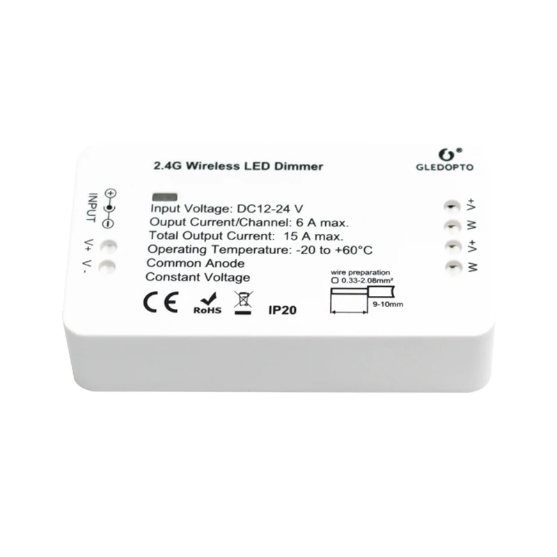 WASEDA ZIGBEE brug Led контроллер RGB CCT лента с диммером DC12/24 V comptible met amazon echo plus tint zll standaard |