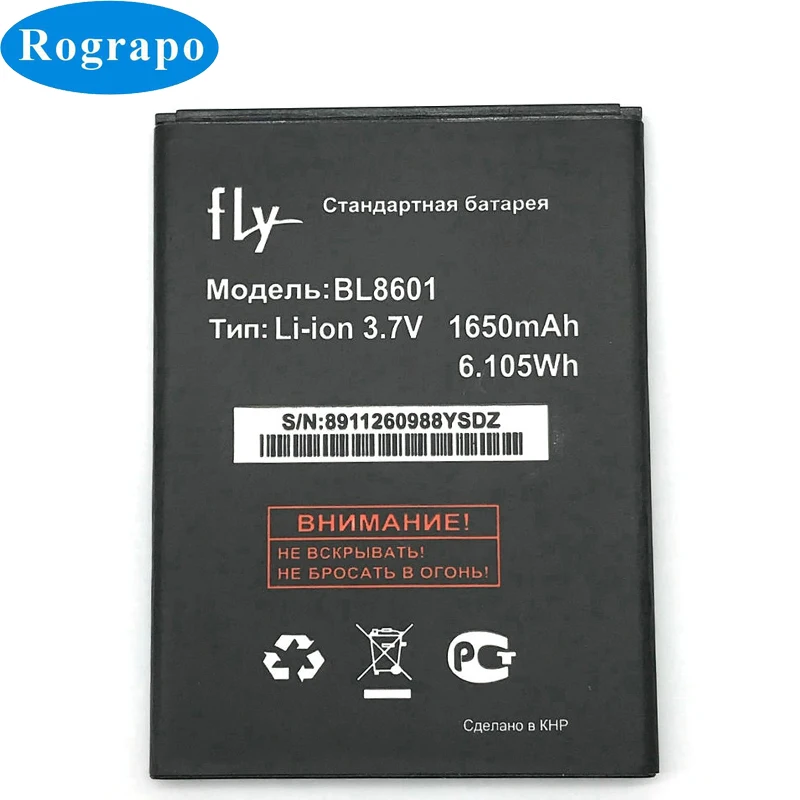 Сменный аккумулятор BL8601 для Fly Era Life 7 IQ4505 BL 1650 3 В 8601 мАч мобильный телефон|mobile phone