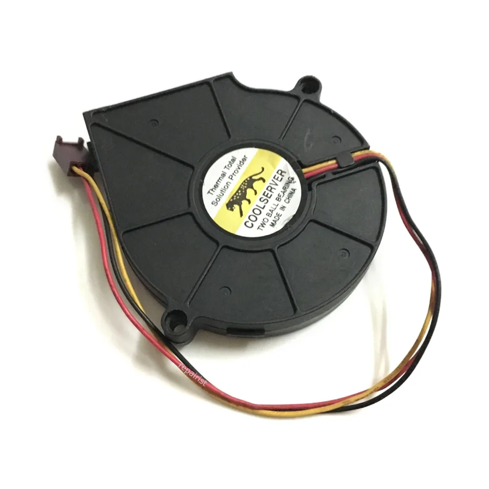 COOLSERVER DC 12 В бесщеточный двигатель вентилятора 1U 775 7015 вентилятор кулер
