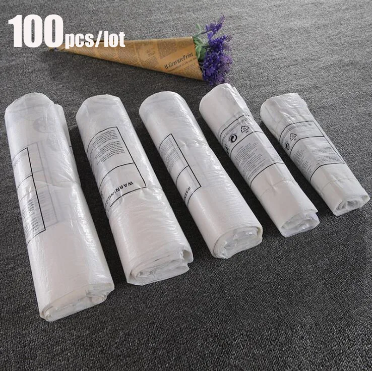 

100 Pcs One Side Transparent Plastic Storage Bag Ziplock Travel Bags Zip Lock Valve Slide With Breathing Holes Clothing Bag
