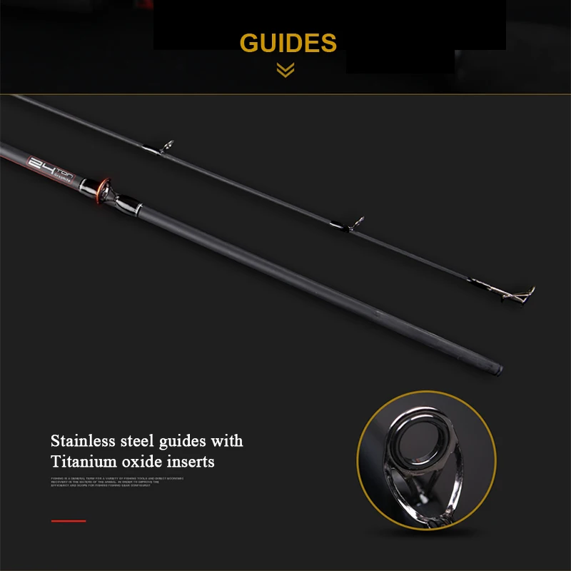 Рыболовные удочки Abu Garcia Black Max BMAXC662M спиннинговое удилище 6'" 1,98 м карбоновые спиннинговые удочки 2 сек м силовое удилище