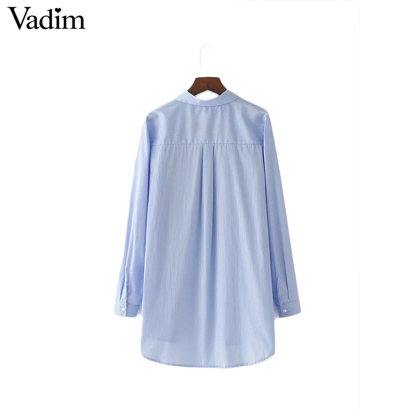 Женское элегантное платье vadim с цветочной вышивкой полосатый длинным рукавом