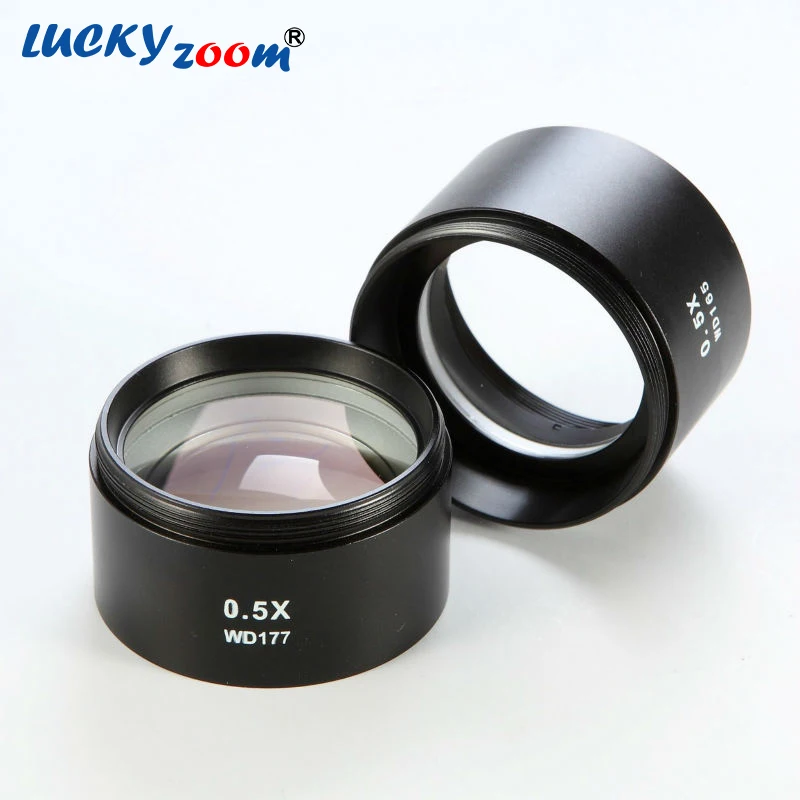 Luckyzoom бренд 3.5X 45X Тринокулярный Стерео микроскоп головка 0.5X объектив микроскопия