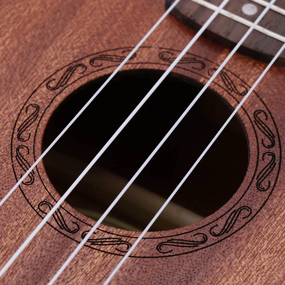 Ананас образный 21 &quotминиатюрная гитара укулеле сопрано Сапеле Ukelele матовый 4