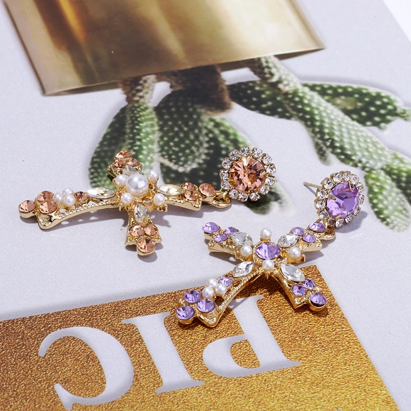 Женские серьги в стиле бохо Junlead роскошные серьги-подвески с оранжевым и