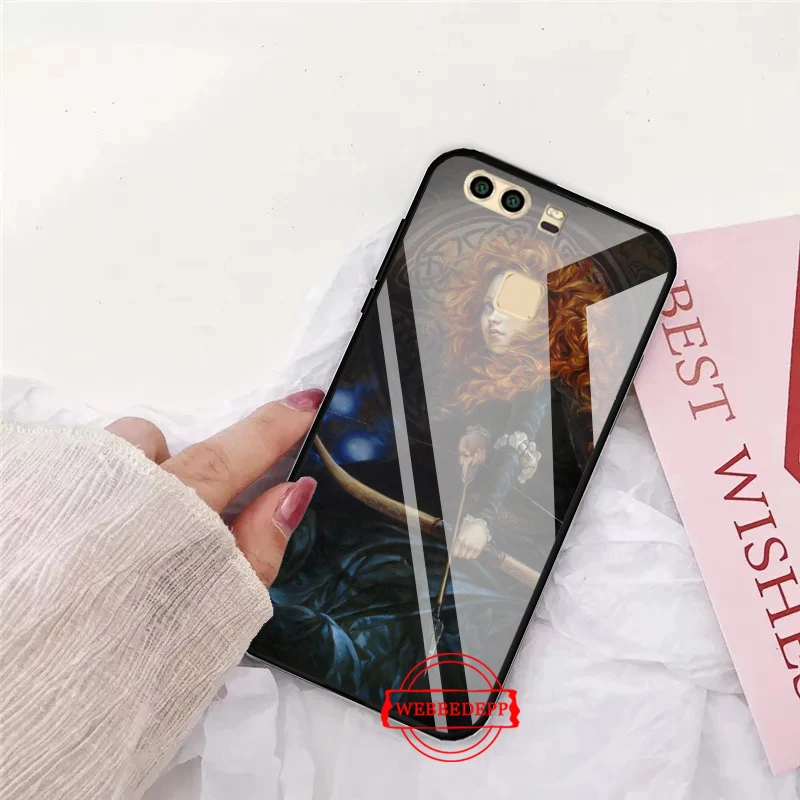 

Brave Princess Movie Glass Case for Huawei P10 lite P20 Pro P30 P Smart honor 7A 8X 9 10 Y6 Mate 20