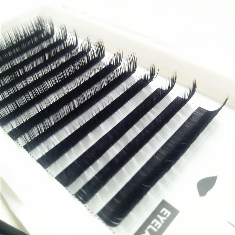 Натуральные накладные ресницы для наращивания 9 14 мм|fake lashes|l curlnatural eyelash extension |