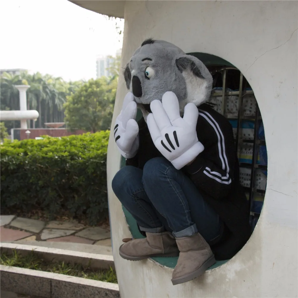 2016 фильм петь Косплэй бустер Луна маскарадные латексные маски животное коала