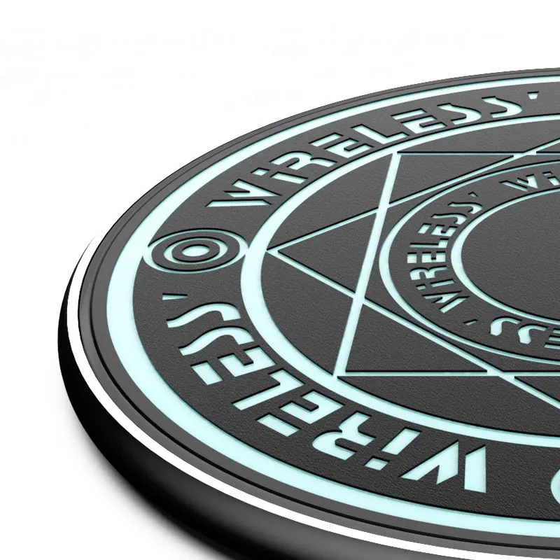 Беспроводное зарядное устройство Microdata быстрое для телефона GY-68P 10 Вт QI мини samsung