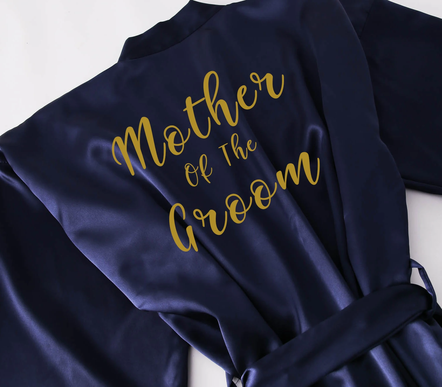 blue Mother groom Owiter атласные шелковые халаты плюс размер свадебный банный халат невесты халат Летняя женская одежда ночная рубашка подружки невесты - Цвет: blue Mother groom