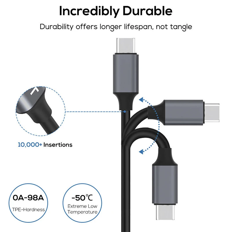 Кабели Micro USB для быстрой зарядки с цифровым ЖК дисплеем 5 В 3 А зарядное устройство