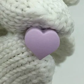 light purple 10 шт./Партия Детские Жевательные бусины силиконовые бусины в форме сердца для прорезиненное Силиконовое ожерелье для прорезывания зубов свободные бусины для ребенка прорезыватель BPA безопасный - Цвет: light purple
