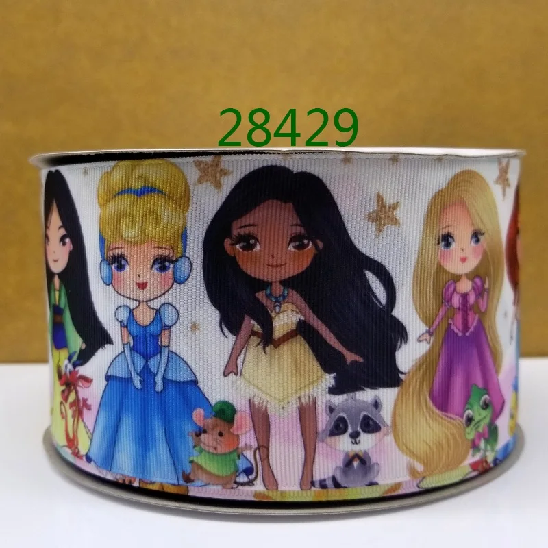 50 ярдов мультфильм напечатанный grosgrain ленты 28494