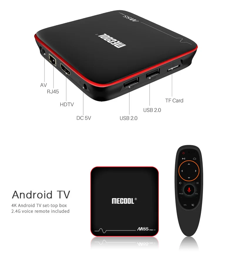 Новейший Mecool M8S PRO W Android 7,1 ТВ коробка Европа IP tv коробка с 1 год IVIEW HD посылка часы Великобритания Греция Германия