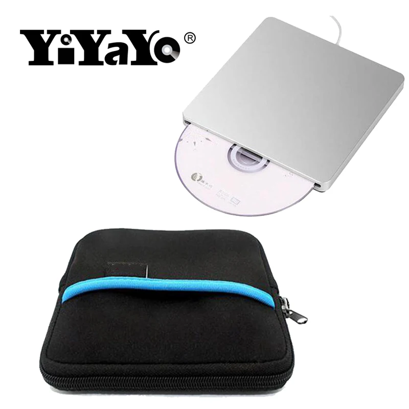 YiYaYo внешний DVD RW CD ГОРЕЛКА USB 3 0 слот в CD/DVD ROM привод супер тонкий серебристый для