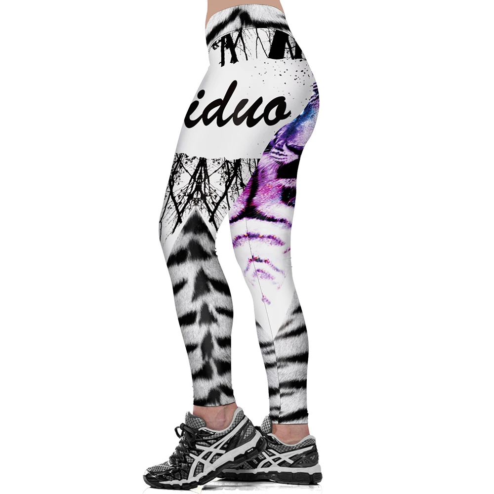

2019 Hot sale High Waist pants Fashion Women 3D print Tiger pattern match Sexy comfortable fitness silm wholesale Free ship
