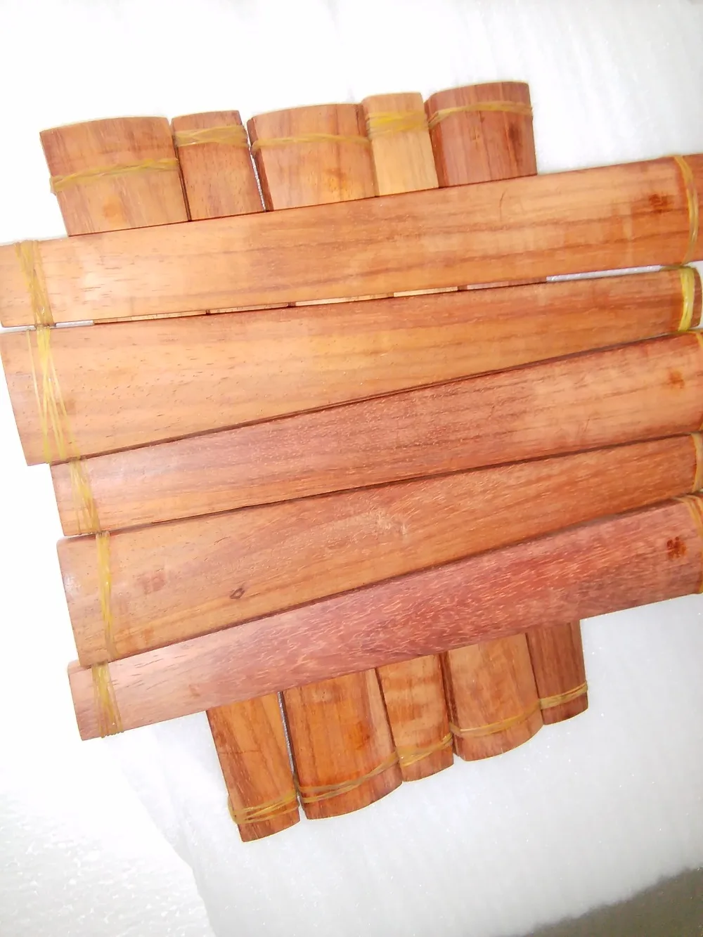 

2 PCs Rose wood Violin Fingerboard 4/4 Violin parts Fiddle fingerboard