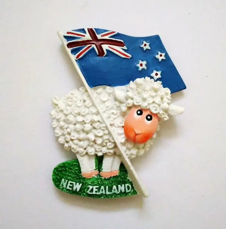 Магнитные наклейки для холодильника 3D дорожные сувениры в Новой Зеландии овца