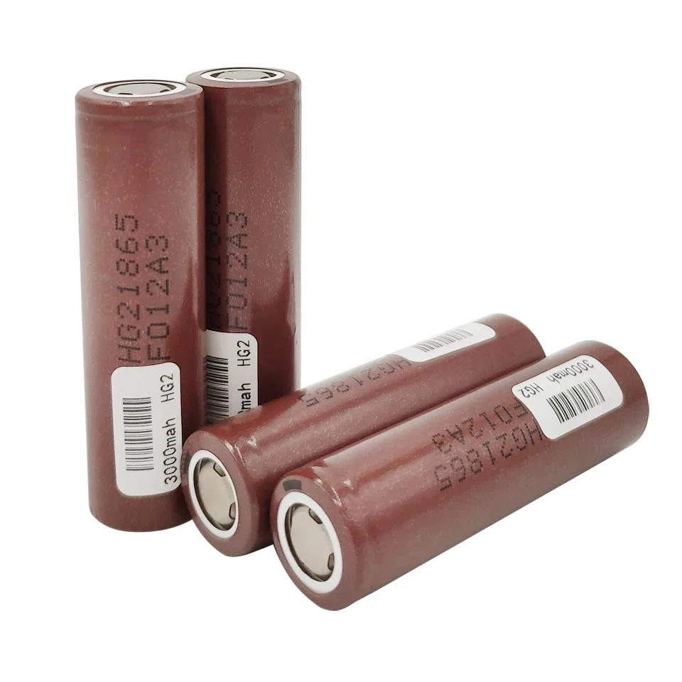 HG2 аккумулятор 18650 батарея 3000mah 3 7 V литий ионная аккумуляторная 20A мощность