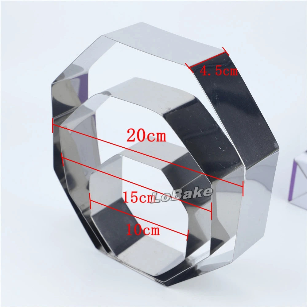 3 шт./компл. 4 6 8 дюймов восьмисторонняя форма для торта|Принадлежности выпечки| |