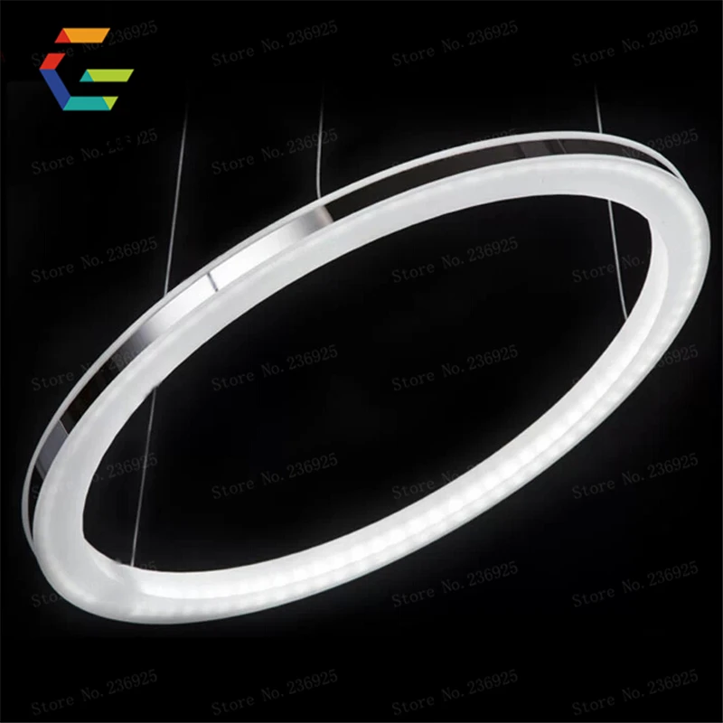 Уникальное кольцо Wonderland акриловый современный дизайн светодиодный подвесной