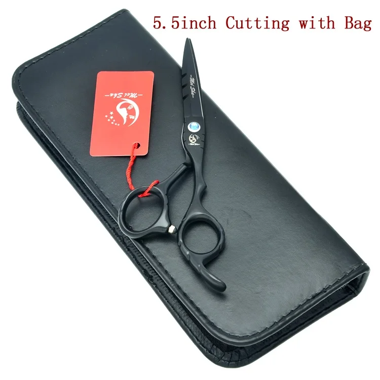 HA0174 with bag 55 5," 6,0" Meisha японские стальные ножницы для стрижки волос филировочные ножницы Парикмахерская стильные ножницы инструменты для стрижки HA0173 - Цвет: HA0174 with bag 55