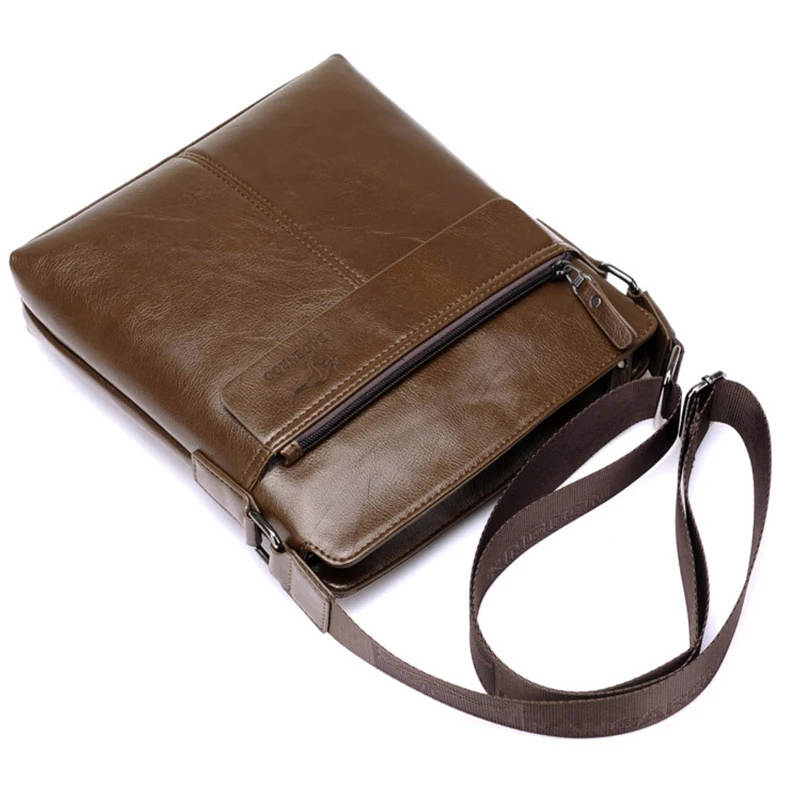 Hand Work Portable Handbag Business Satchel Office Male Messenger Bag Men Briefcase For Document Portfolio Bussiness Portafolio