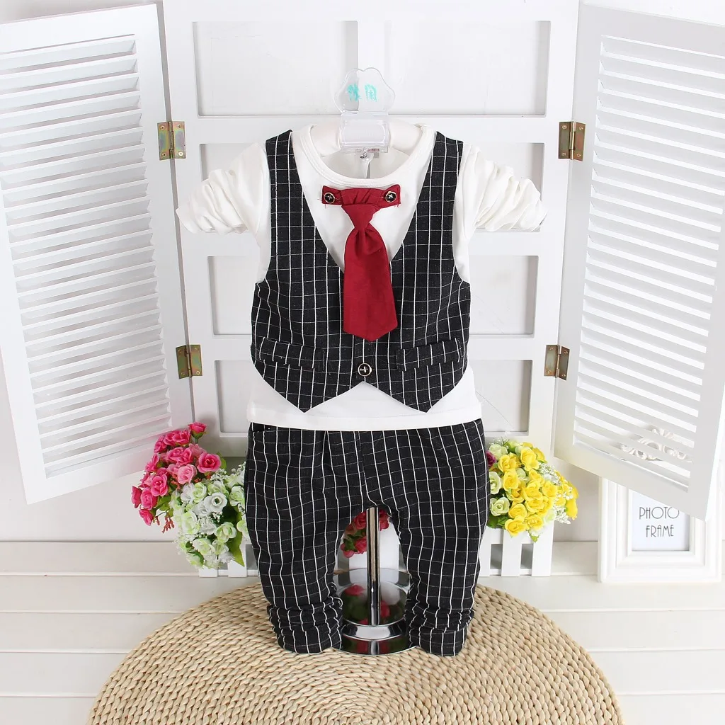 2017 new fashion kids clothes body suits quality children clothing sets false two-piece outfit virgin suit for boys | Тематическая