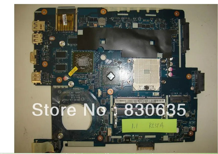 

K53TA la-7552p connect with motherboard tested by system lap connect board