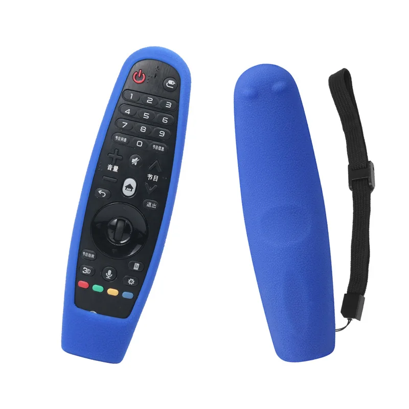 blue only case LG AN-MR600 AN-MR650 AN-MR18BA Magic Remote Управление чехол SIKAI для умный Браслет OLED ТВ защитные силиконовые чехлы - Цвет: blue only case