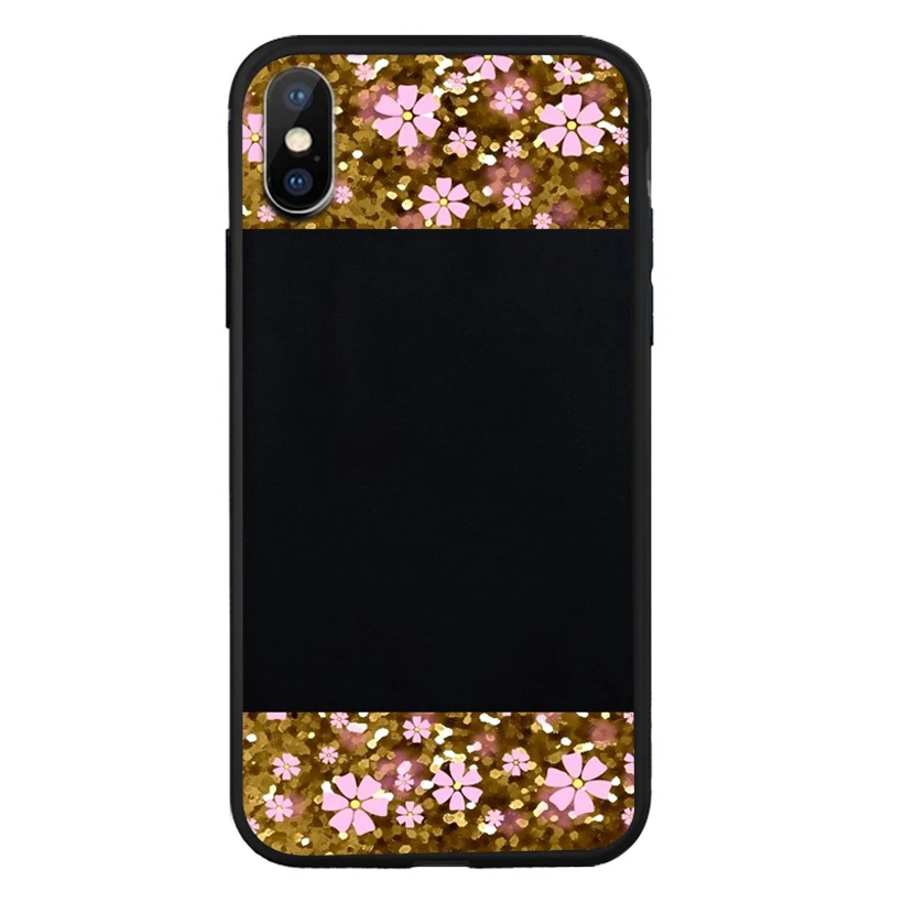 Для iphone 6 6s 6Plus 7 8plus чехол для X XR XS MAX Fundas Ретро цветок мягкий черный силиконовый Z620 |