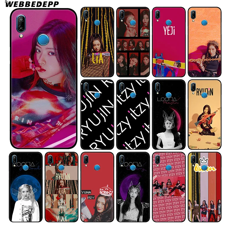 WEBBEDEPP ITZY K Pop Bands мягкий чехол для Huawei P30 P20 Pro P10 P9 Lite 2017 P Smart 2019 и Nova 3 3i Y9 |