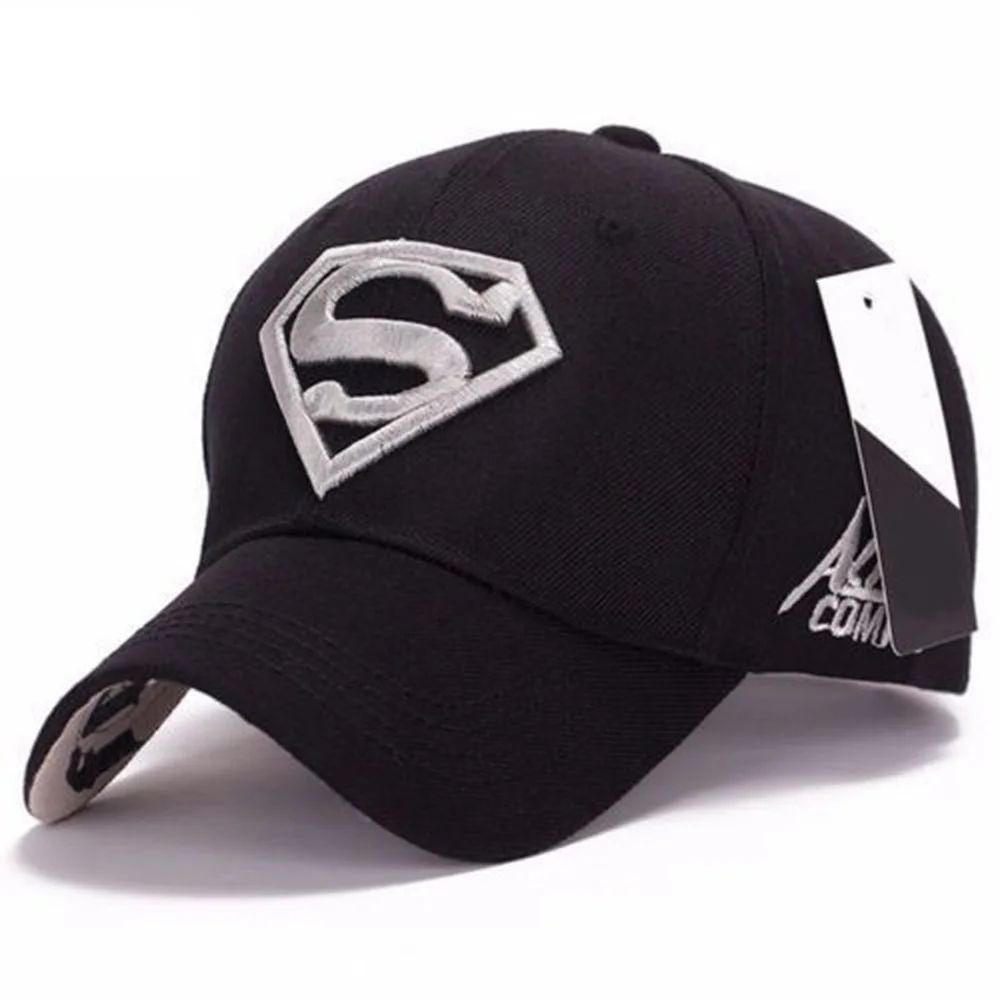 As the picture 1 шт. мужская унисекс бейсболка с регулируемой посадкой для отдыха и спорта бейсболка Супермена хип-хоп эластичная шляпа для улицы - Цвет: As the picture