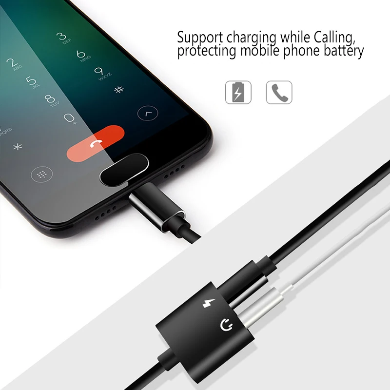 Кабель-адаптер с USB C на разъем 3 5 типа для Samsung S8 Note8 LG G5 G6 Huawei Mate 9 Type мм AUX аудио