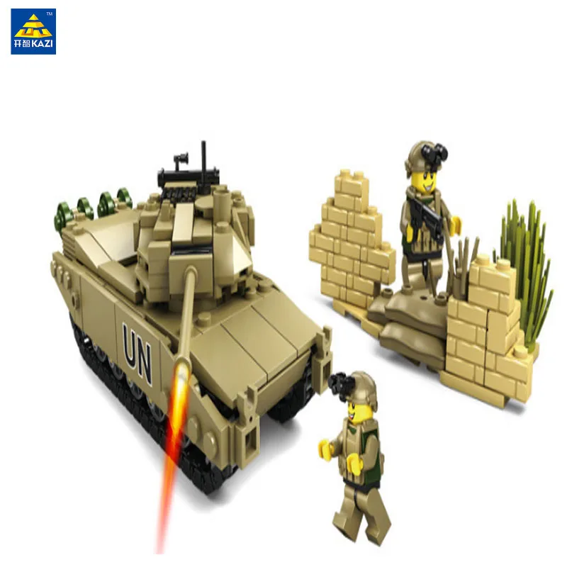 LWKO Abrams Leclair M1A2 Танк 4 в 1 Mammonth строительные блоки модель игрушки Конструктор