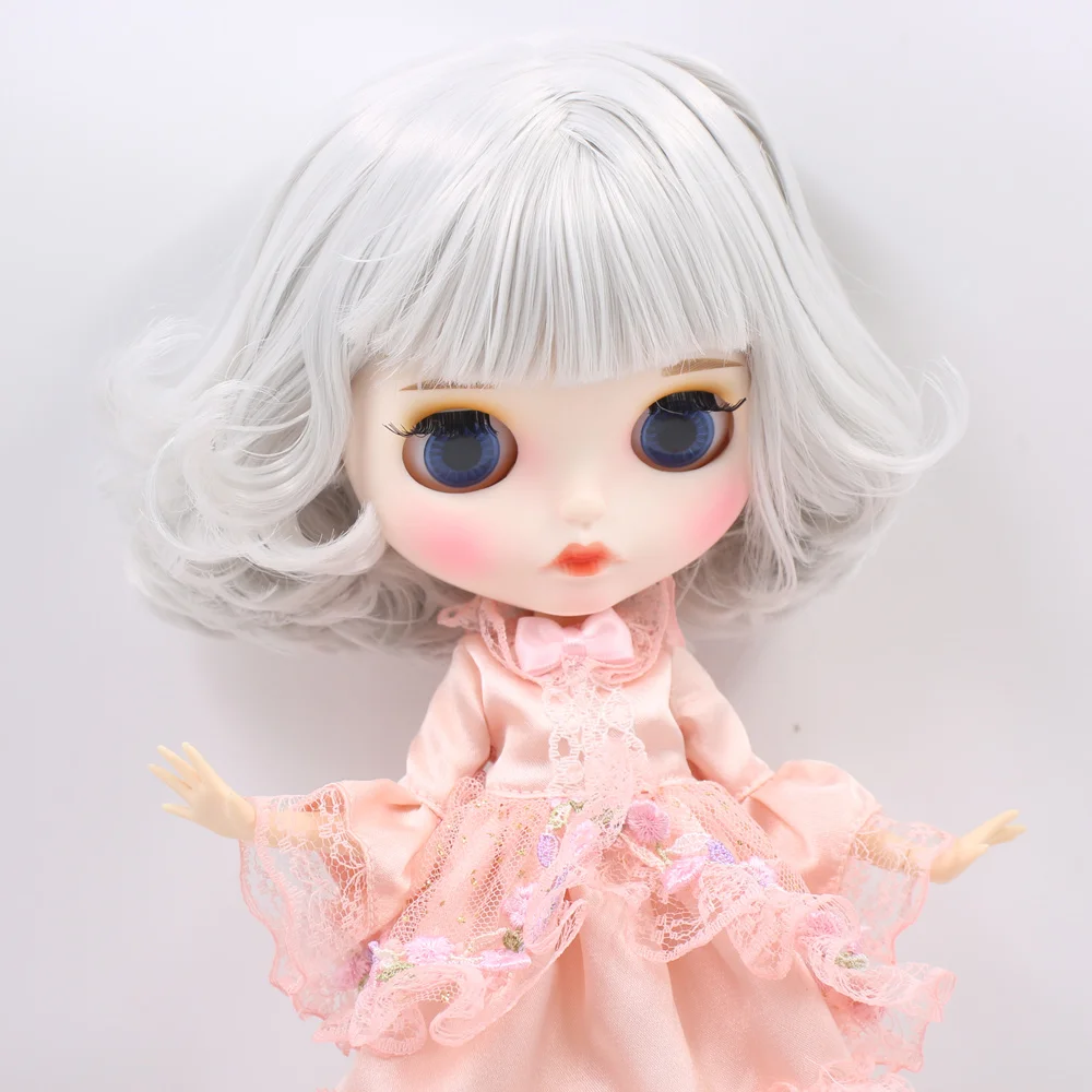 Кукла на заказ ICY DBS Blyth No.BL1003 серая с матовым лицом и волосами 1/6 bjd аниме|Куклы| |
